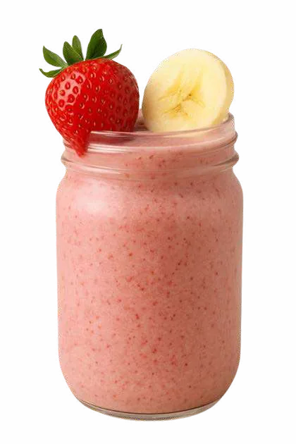 Fresa y plátano