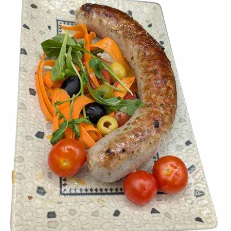 Salchicha casera de carne